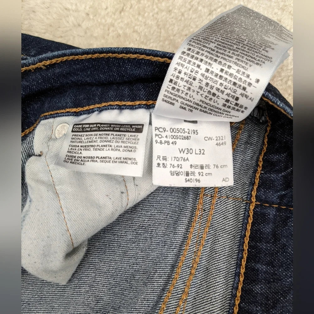 Levi's 505 jeans 30W x 32L